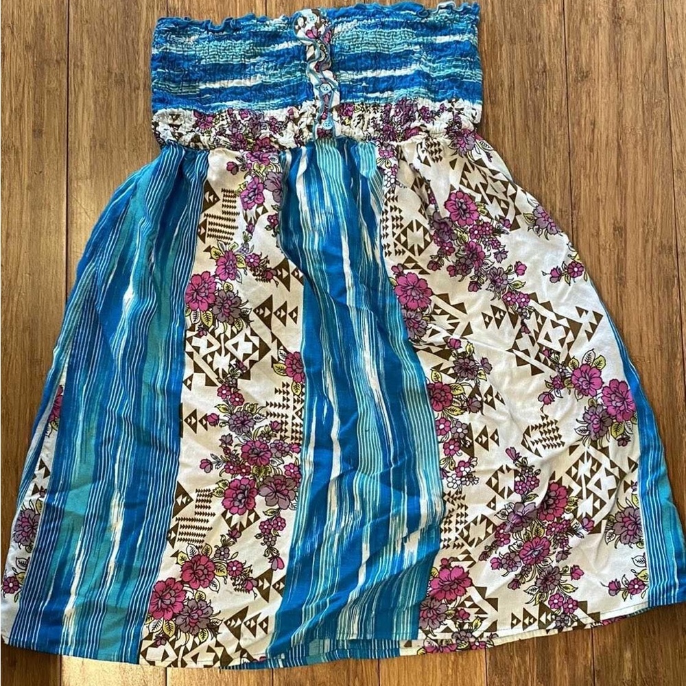 Fire Los Angeles Strapless Dress - Large